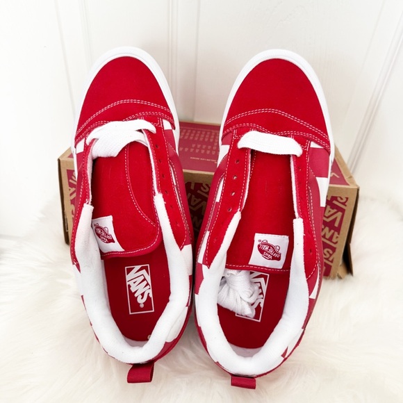 VANS Knu Skool Mega Check Red BRAND NEW - Picture 6 of 13